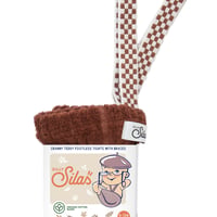 SILLY Silas Granny Teddy Warmy Footless Collection_Cinnamon Checked