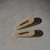 VALET STUDIO / Kelly Clips Gold Glitter
