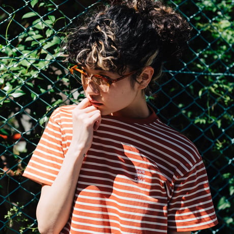 she said that + THE MOTT HOUSE TOKYO T-shirt Stripe