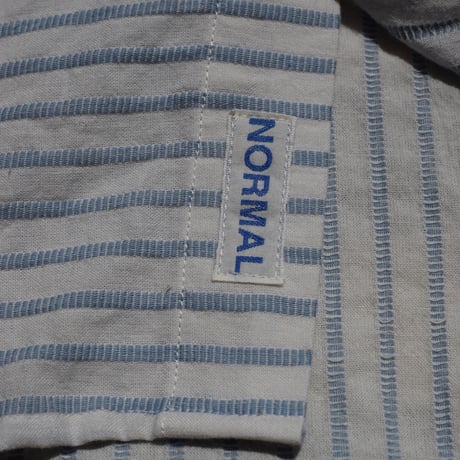 DEVELOPMENT BY NOROLL NORMAL SHIRT STRIPE S/S BLUE