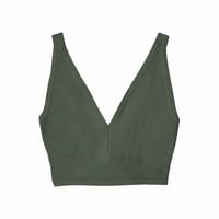 hazelle cami crop top dark green