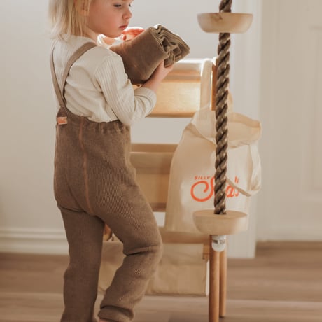 SILLY Silas Roomy Footless Collection_Peanut Blend