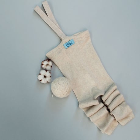 SILLY Silas Wooly Warmy Footless Collection Cream Blend