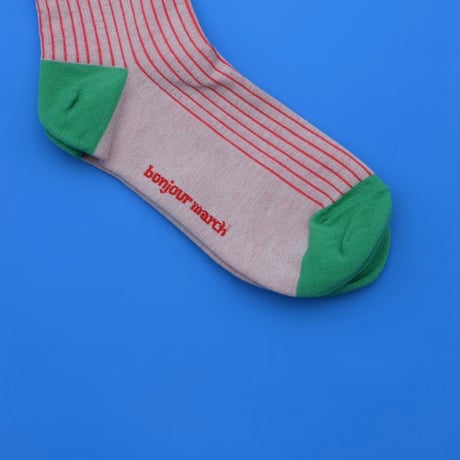 Bonjour March Triple Rib Socks 26SS