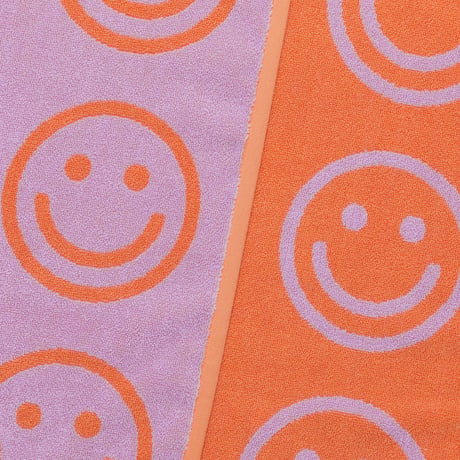 BAGGU Bath Towel Poppy Happy Lilac