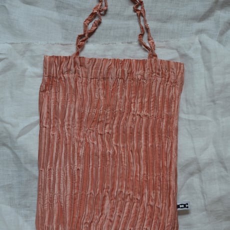 AZUR PLISSÉ SATIN SILK BAG