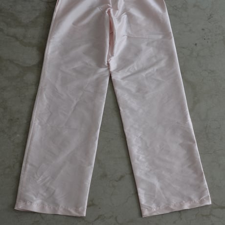 COMING OF AGE Pink Silk Pants