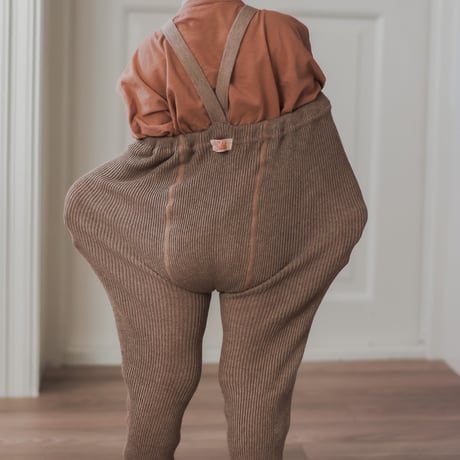SILLY Silas Roomy Footless Collection_Peanut Blend