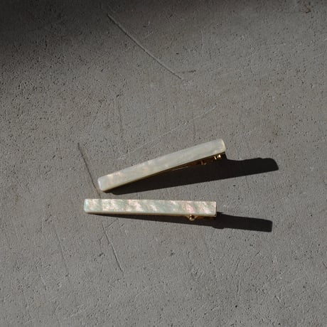 VALET STUDIO / Sophie Clips in Ivory