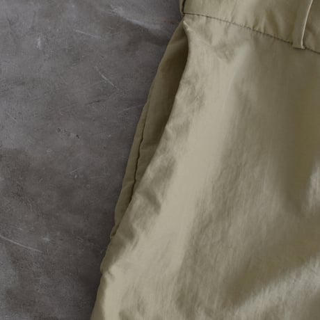 COMING OF AGE Tan Nylon Pants
