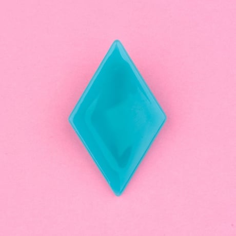 Coucou Suzette / Turquoise blue Diamond Shaped Hair Clip