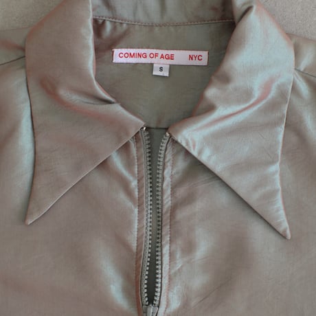 COMING OF AGE Zip Down Shirt