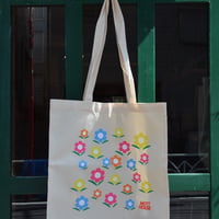 MOTT HOUSE FLOWER TOTE BAG