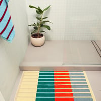 Dusen Dusen / House Stripe Bath Mats CONCRETE