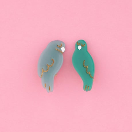 Coucou Suzette / Lovebirds Hair Clip Set