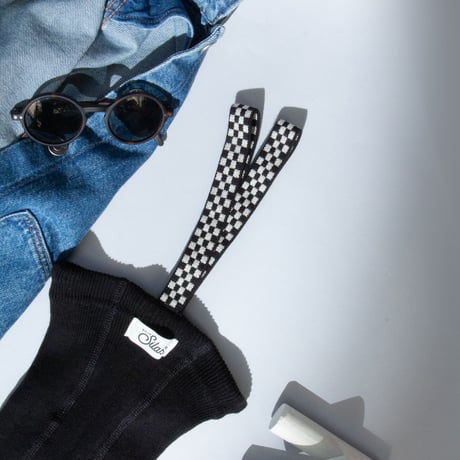 SILLY Silas Footless Collection_Classic Black Checked