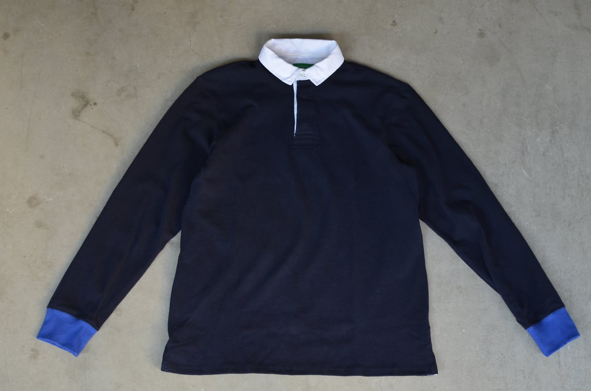 MAGILL LOS ANGELES アメリカ製 ラガーシャツ S ネイビー MAGILL LOS ANGELES アメリカ製 ラガーシャツ S ネイビー MAGILL
