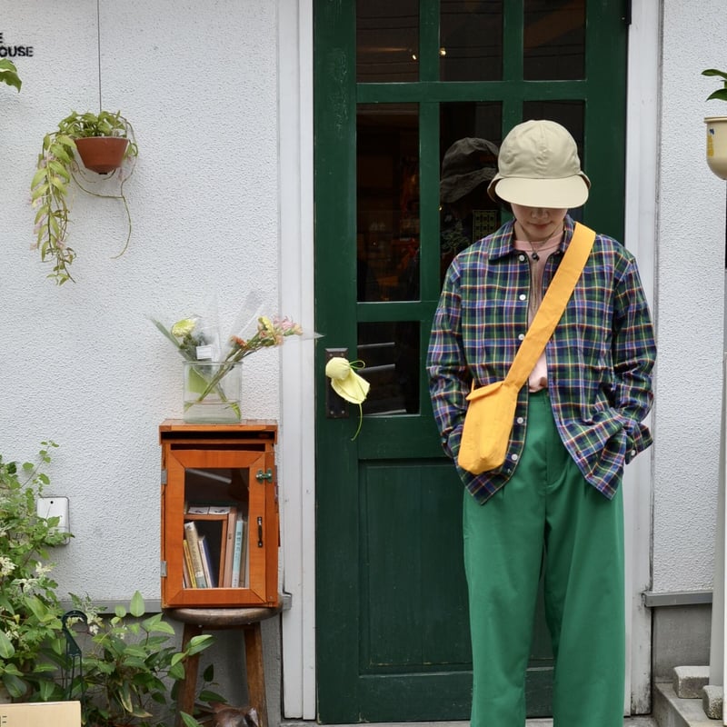 MHT PANTS GREEN | THE MOTT HOUSE TOKYO