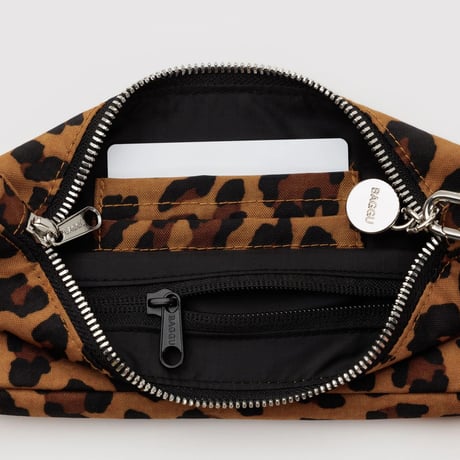 BAGGU Nylon Pochette  Leopard