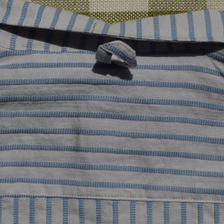 DEVELOPMENT BY NOROLL NORMAL SHIRT STRIPE S/S BLUE