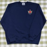 SSSF+THE MOTT HOUSE TOKYO emblem sweatshirts NAVY