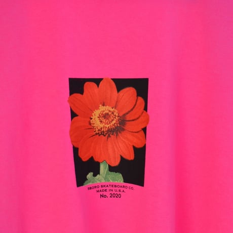 5BORO / 5B FLOWER RED PINK TEE