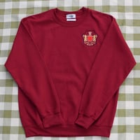 SSSF+THE MOTT HOUSE TOKYO emblem sweatshirts RED