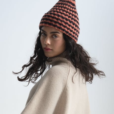 Jo Gordon BRUSHED NARROW STRIPE HAT