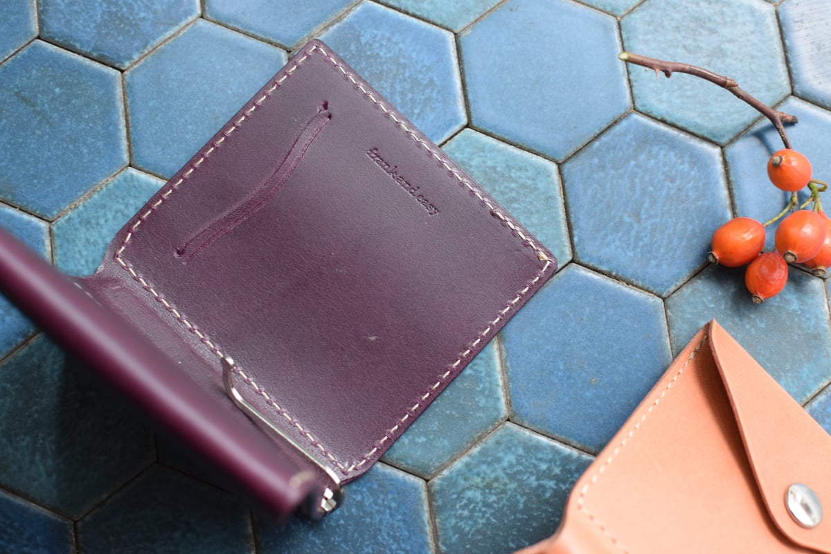財布・ケース・小物入れ frank and easy clip wallet purple fit=scale-down,w=1200