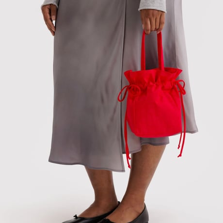 BAGGU Drawstring Bag Candy Apple