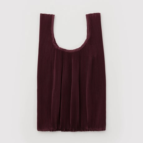 BAGGU Pleated Baggu Mahogany