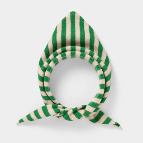 Jo Gordon / STRIPE TRIANGLE NECKERCHIEF PAGODA & OATMEAL
