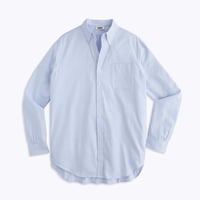 SLEEPY JONES / Penn Shirt Blue Oxford Cotton