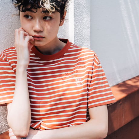 she said that + THE MOTT HOUSE TOKYO T-shirt Stripe