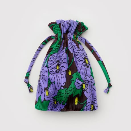 BAGGU Pleated Baggu Maroon Poppy