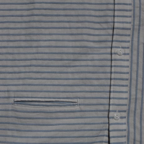 DEVELOPMENT BY NOROLL NORMAL SHIRT STRIPE S/S BLUE