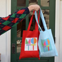 MOTT TOTE Red & Blue