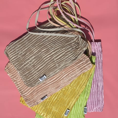 AZUR / Plissé Silk Bag
