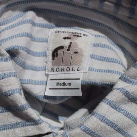 DEVELOPMENT BY NOROLL NORMAL SHIRT STRIPE S/S BLUE