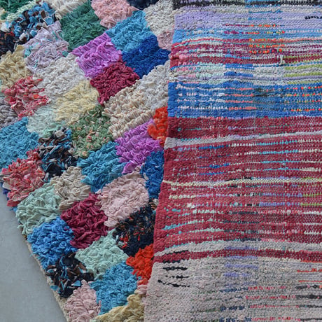 Morocco Vintage Boucherouite rug