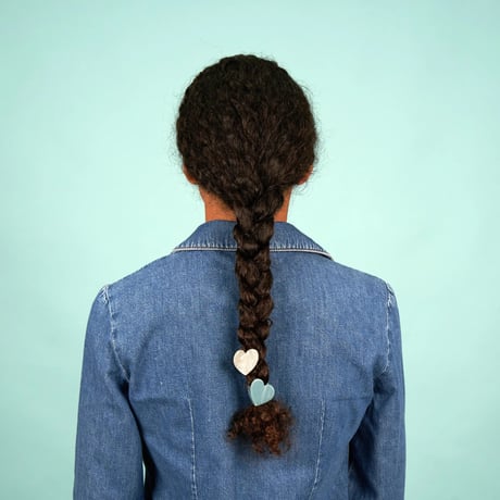 Coucou Suzette / White Heart Mini Hair Claw