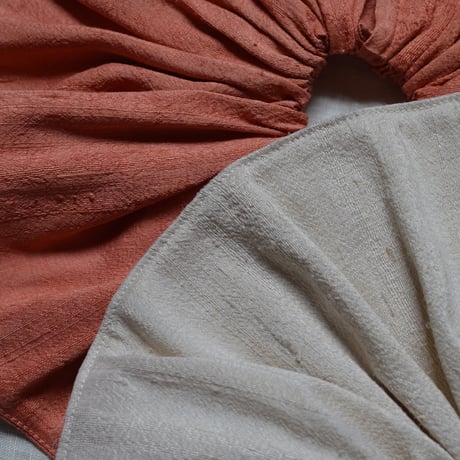 AZUR RAW SILK SCRUNCHIE