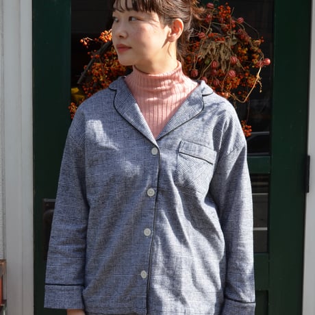 SLEEPY JONES / MARINA PAJAMA SET Glenn Plaid Flannel