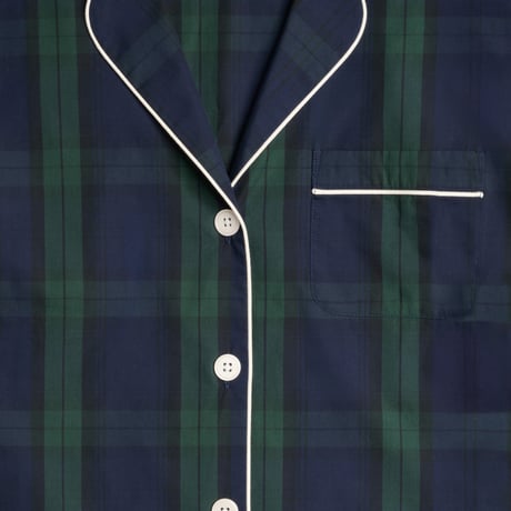 SLEEPY JONES / MARINA PAJAMA SET Blackwatch poplin