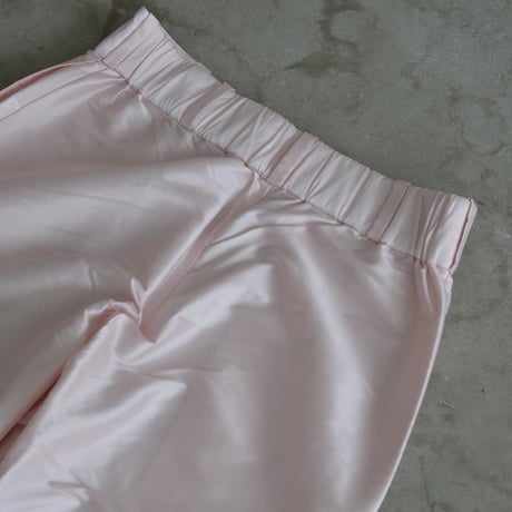 COMING OF AGE Pink Silk Pants