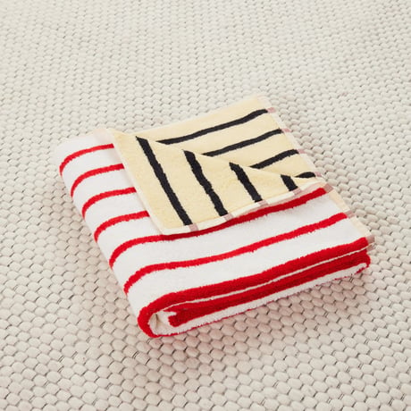 Dusen Dusen / House Stripe Towels Stucco Bath Towel