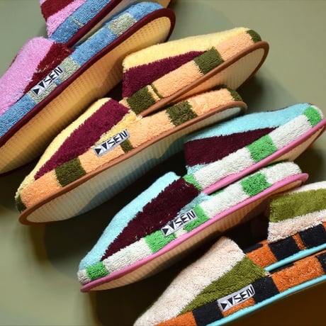 Dusen Dusen / Terry Stripe Slippers Willow