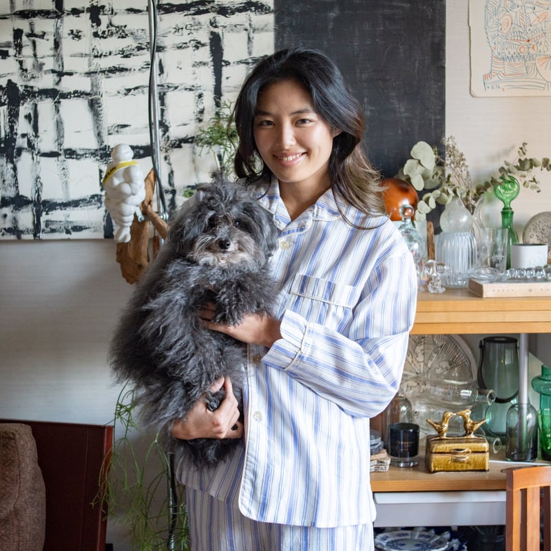 ルームウェア・パジャマ June june / pajama set brown check with red piping – HATCH