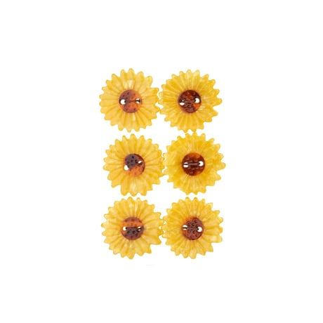 Coucou Suzette sunflower buttons
