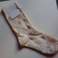 Bonjour March Vintage Flower Socks